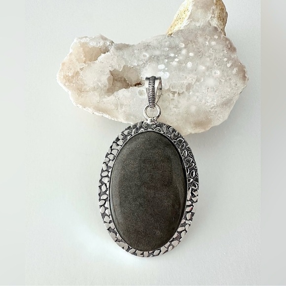 Moon Mist Jewelry - Sheer Obsidian Pendant